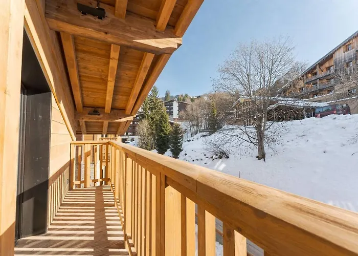 Observatoire Sompteux Loft 3chbr Elegant Vues Apartmán Megève